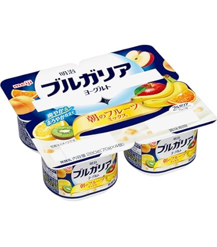 Amazon | 明治ブルガリアヨーグルト いちご 70g×4個×6パック 【クール